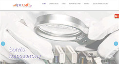 Desktop Screenshot of pccraft.pl